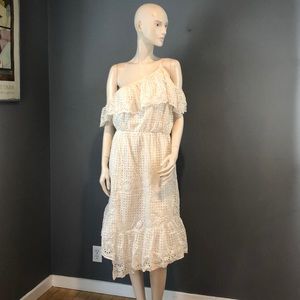NWT Joie “Corynn” Eyelet White Dress Sz Lg